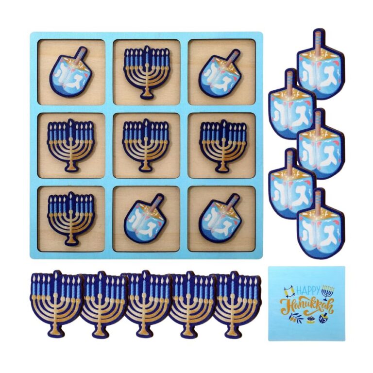 hannukah tic tac toe