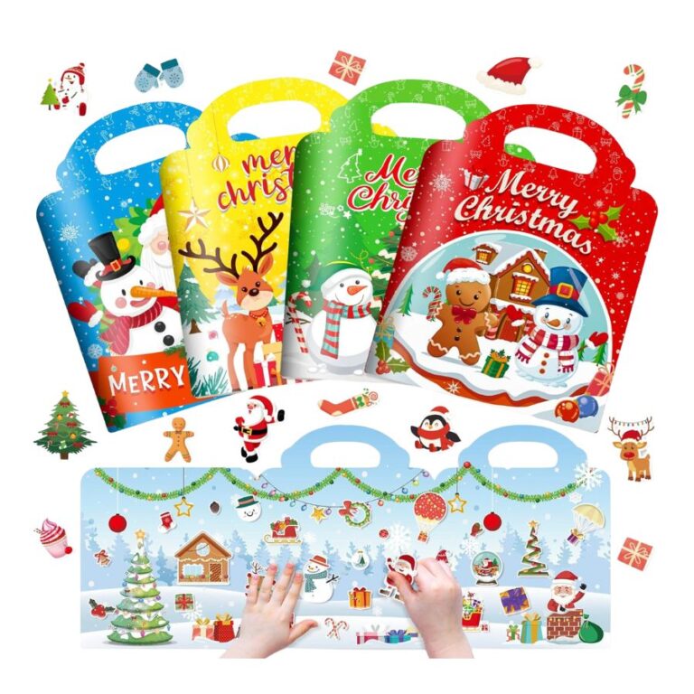 xmas reusable sticker pack