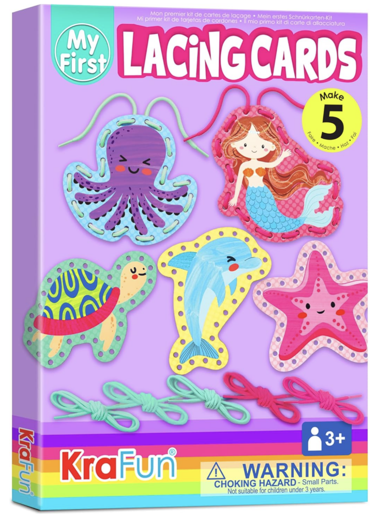 11 Mermaid Lacing Cards